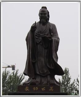 孔子銅雕