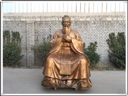 孔子不銹鋼銅像