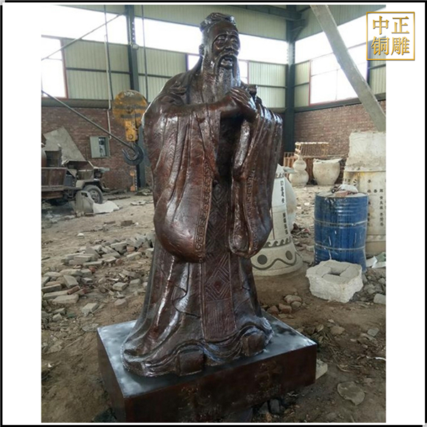 公園綠地孔子雕塑