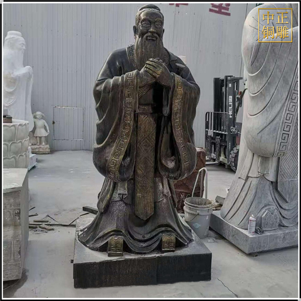 鑄造人物孔子雕塑.jpg 鑄造人物孔子雕塑.jpg